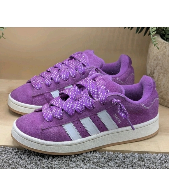 Adidas Campus 00s Women's Size 7 Purple Suede Skate Walking Shoes Casual Comfort - Picture 2 of 8